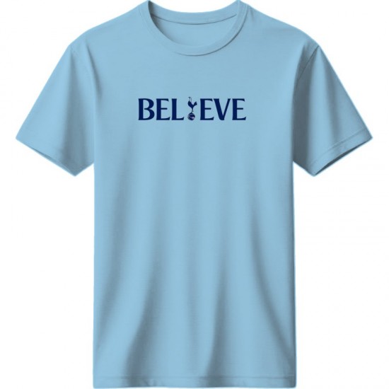 Τότεναμ μπλουζάκι ποδοσφαίρου “Believe – Spurs Spirit” , ανοιχτό μπλε
