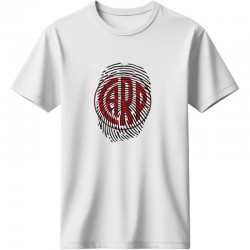 Ρίβερ μπλουζάκι “River Plate Fingerprint”, λευκό