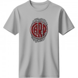 Ρίβερ μπλουζάκι “River Plate Fingerprint”, γκρι