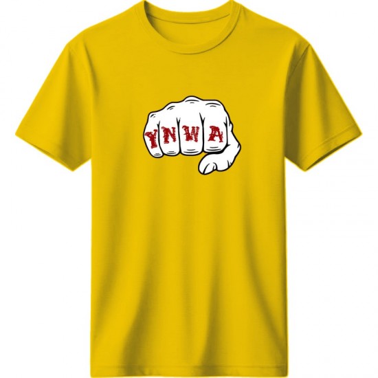 Λίβερπουλ μπλουζάκι “YNWA Fist” – Never Walk Alone Edition, κίτρινο