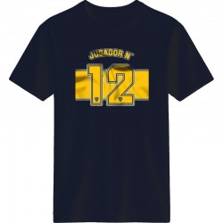 Μπόκα ρετρό μπλουζάκι “Jugador Nº12” – Fan Culture Edition,σκούρο μπλε