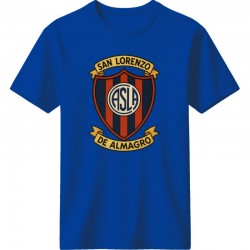 Σαν Λορέντζο μπλουζάκι “San Lorenzo Crest” – Classic Badge Edition, μπλε