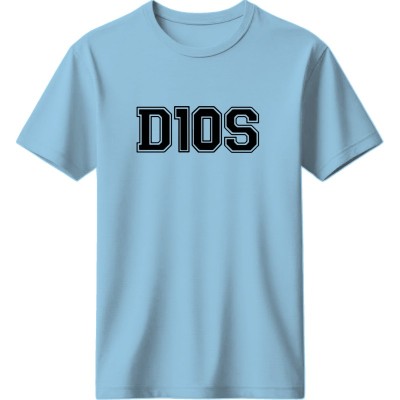 Μαραντόνα ρετρό μπλουζάκι «D10S» – Legend Code Edition, ανοιχτό μπλε