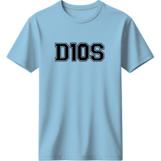 Μαραντόνα ρετρό μπλουζάκι “D10S” – Legend Code Edition, ανοιχτό μπλε