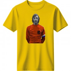 Κρόιφ ρετρό μπλουζάκι “Johan Cruyff Tribute” – Total Football Edition, κίτρινο