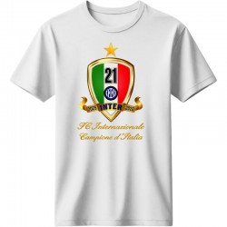 Ίντερ μπλουζάκι ''Champions 2026– 21st Scudetto Limited Edition'',λευκό