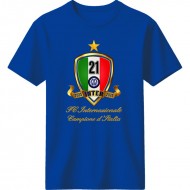 Ίντερ μπλουζάκι ''Champions 2026– 21st Scudetto Limited Edition'', μπλε