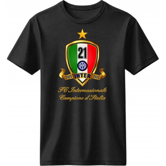 Ίντερ μπλουζάκι ''Champions 2026– 21st Scudetto Limited Edition'', μπλε