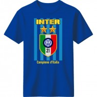 Ίντερ μπλουζάκι ''Champions 2026– 21st Scudetto Stripes Edition'',μπλε