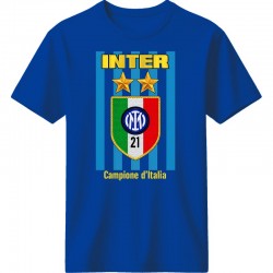 Ίντερ μπλουζάκι ''Champions 2026– 21st Scudetto Stripes Edition'',μπλε