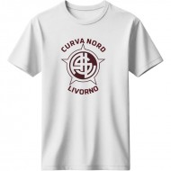 Λιβόρνο μπλουζάκι ΄''Curva Nord Livorno'' – Italian Ultras Collection, λευκό
