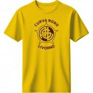 Λιβόρνο μπλουζάκι ΄''Curva Nord Livorno'' – Italian Ultras Collection, κίτρινο
