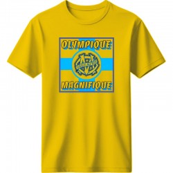 Μαρσέιγ μπλουζάκι ''Olympique Magnifique T-Shirt – Marseille Fan Edition'', κίτρινο
