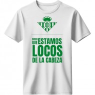 Μπέτις μπλουζάκι “Locos de la Cabeza” T-Shirt – Ultras Edition, λευκό