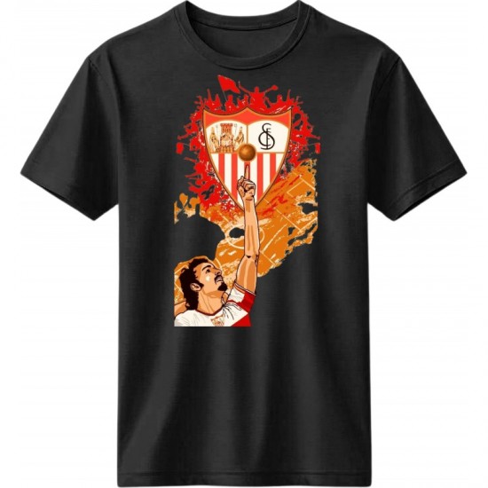 Σεβίλλη μπλουζάκι ''Sevilla FC Glory T-Shirt – Passion Edition'', μαύρο