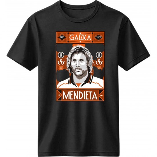 Μεντιέτα μπλουζάκι ''Gaizka Mendieta Retro T-Shirt – Valencia Legend Edition'',μαύρο
