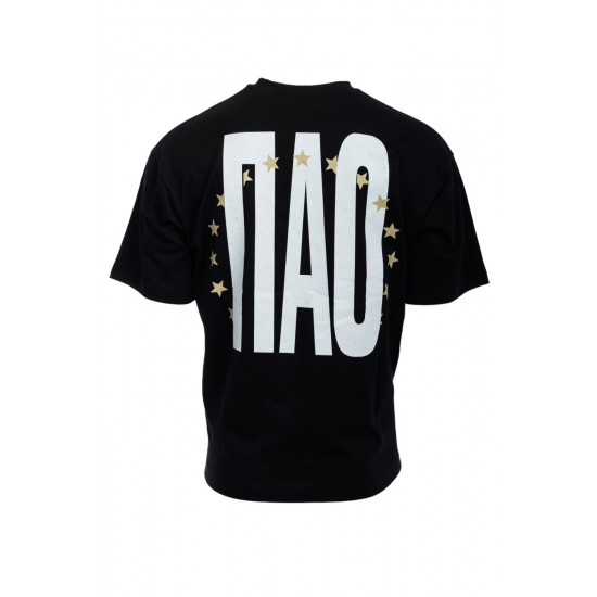 Παναθηναϊκός T-Shirt PAO STARS, μαύρο