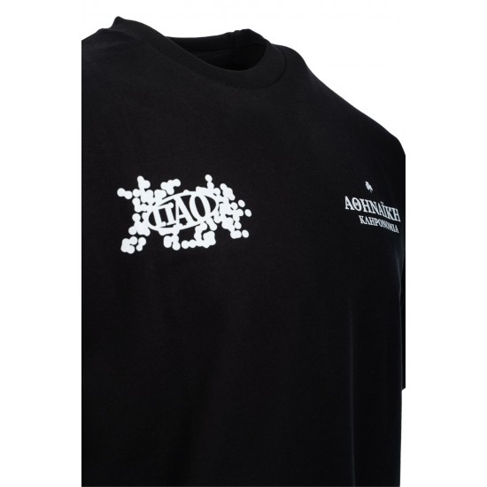 Παναθηναϊκός T-Shirt PAO STARS, μαύρο