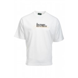 Παναθηναϊκός T-Shirt PAO HISTORIC LOGOS, λευκό