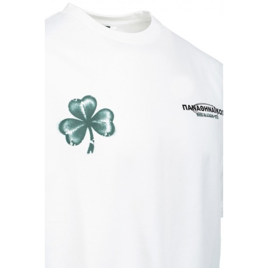Παναθηναϊκός T-Shirt MADE IN ATHENS, λευκό