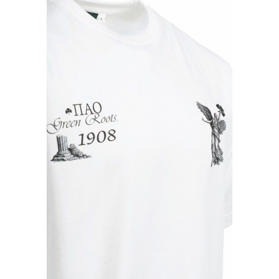 Παναθηναϊκός T-Shirt PAO STATUE, λευκό