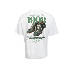 Παναθηναϊκός T-Shirt PAO THIS IS FOOTBALL, λευκό