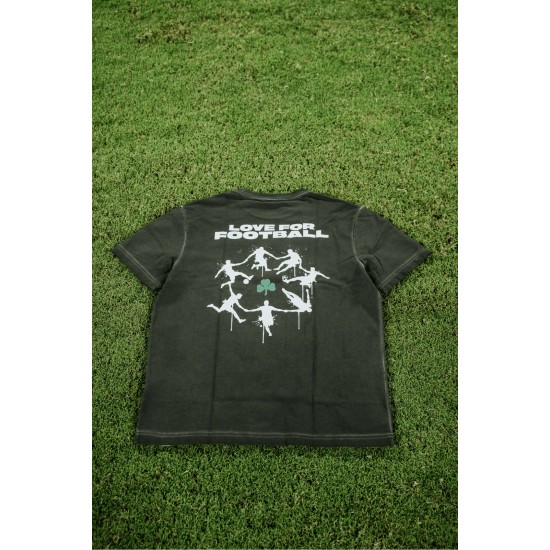 Παναθηναϊκός T-Shirt PAO LOVE FOR FOOTBALL, μαύρο