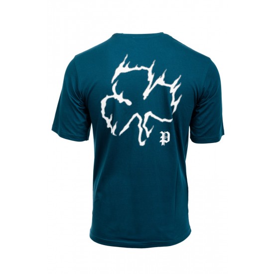 Παναθηναϊκός T-Shirt FLAMING SHAMROCK, πετρόλ