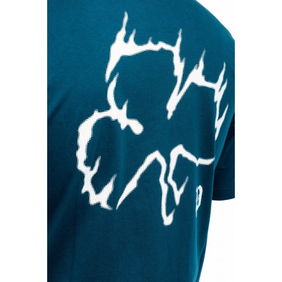 Παναθηναϊκός T-Shirt FLAMING SHAMROCK, πετρόλ