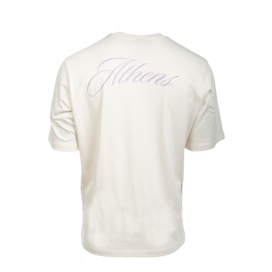 Παναθηναϊκός T-Shirt ATHENS P, κρεμ