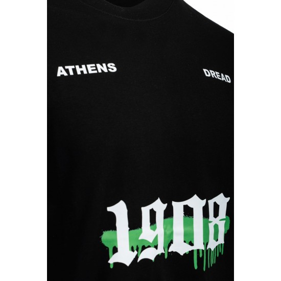 Παναθηναϊκός T-Shirt LIFETIME 1908, μαύρο