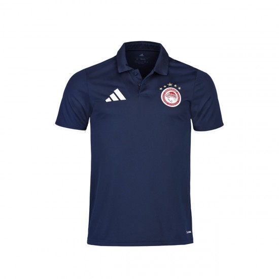 Ολυμπιακός πόλο μπλουζάκι Adidas , σκούρο μπλε