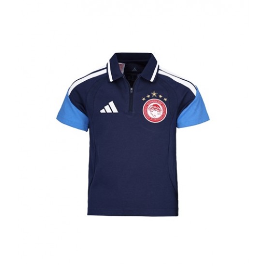 Ολυμπιακός 2026/27 παιδικ΄΄ό πόλο T-shirt προπόνησης adidas,μπλε
