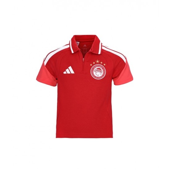 Ολυμπιακός 2026/27 παιδικ΄΄ό πόλο T-shirt προπόνησης adidas,κόκκινο