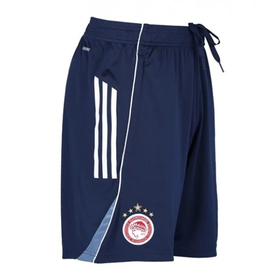 Ολυμπιακός 2025/26 ανδρικό σορτς προπόνησης Adidas,σκούρο μπλε