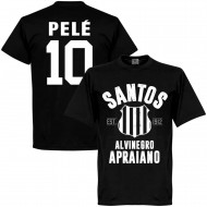 Σάντος μπλουζάκι Est.1912 PELE, μαύρο
