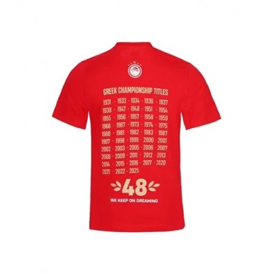 Ολυμπιακός t-shirt CHAMPIONS 48