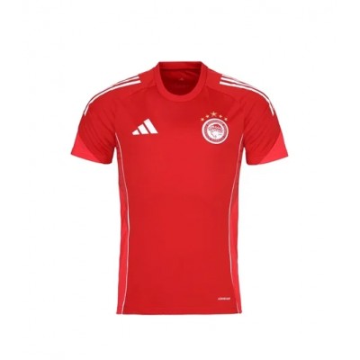 Ολυμπιακός 2025/26 ανδρικό tshirt προπόνησης Adidas,κόκκινο