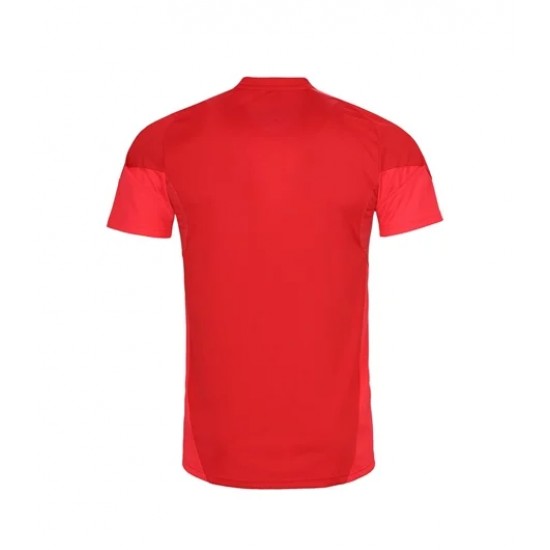 Ολυμπιακός 2025/26 ανδρικό tshirt προπόνησης Adidas,κόκκινο