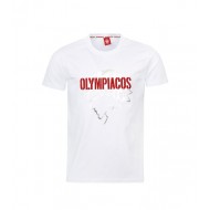 Ολυμπιακός μπλουζάκι logo ''Olympiacos'', άσπρο
