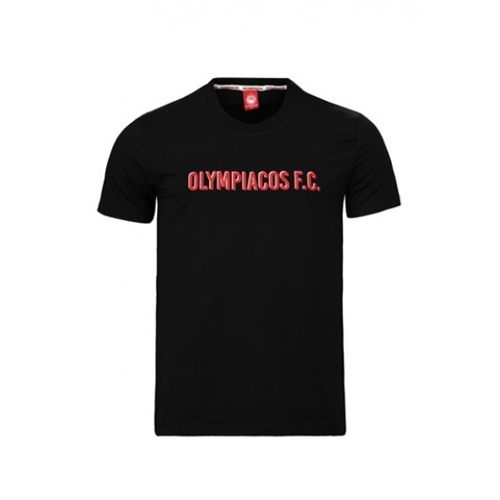 Ολυμπιακός μπλουζάκι ''OLYMPIACOS FC'', μαύρο