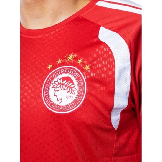 Ολυμπιακός 2026/27 T-shirt προπόνησης adidas, κόκκινο