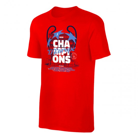 Παρί Σεν Ζερμέν μπλουζάκι ''Champions of Europe'',σκούρο μπλε