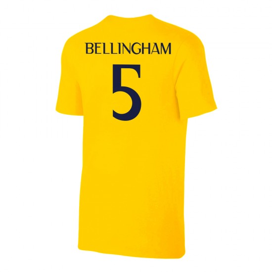 Ρεάλ Μαδρίτης μπλουζάκι 'RMCF ' Bellingham, κίτρινο