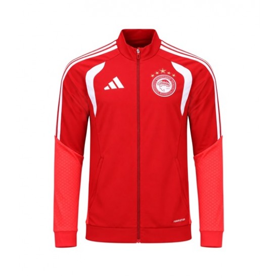 Ολυμπιακός 2026/27 ζακέτα προπόνησης Adidas κέντημα ,κόκκινη